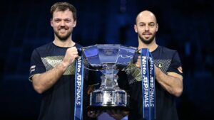 TENNIS-ATP-FINALS-DOUBLE-TROPHY