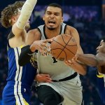 NBA: El marciano Wemby aterrizó en San Francisco
