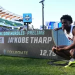 Atletismo: Récord mundial de 110 vallas del universitario Ja’Kobe Tharp