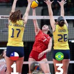 Mundial de Vóleibol Femenino Sub 17: Chile perdió ante Brasil