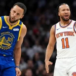 NBA: Stephen Curry y Jalen Brunson brillaron anoche